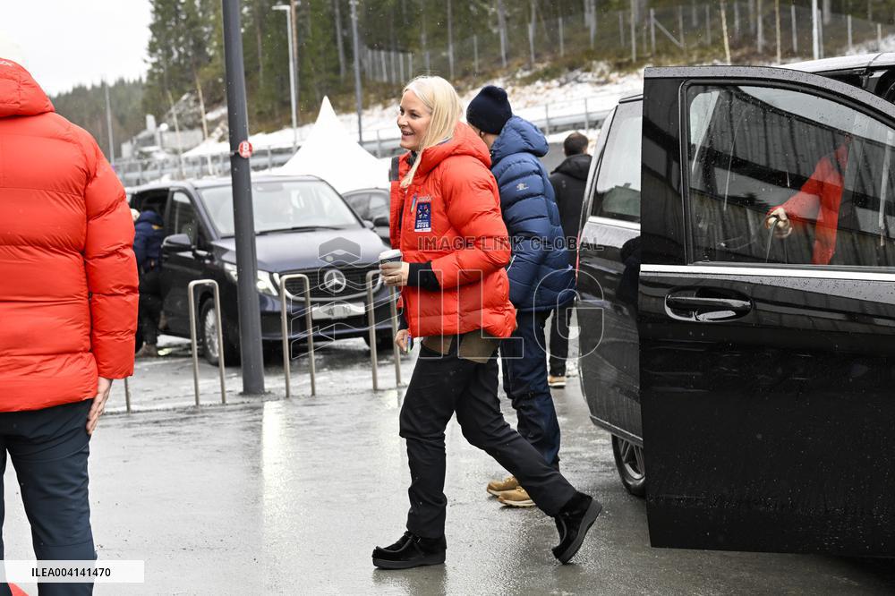 SWEDEN ROYALS AT NORDIC SKI WORLD CHAMPIONSHIPS WOMEN'S 50 KMS