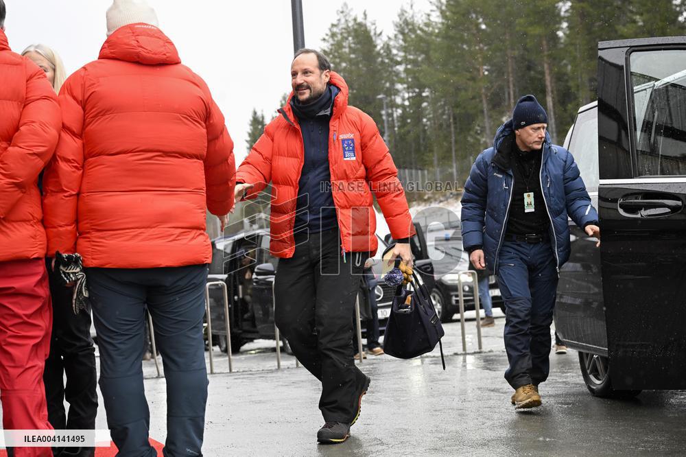 SWEDEN ROYALS AT NORDIC SKI WORLD CHAMPIONSHIPS WOMEN'S 50 KMS