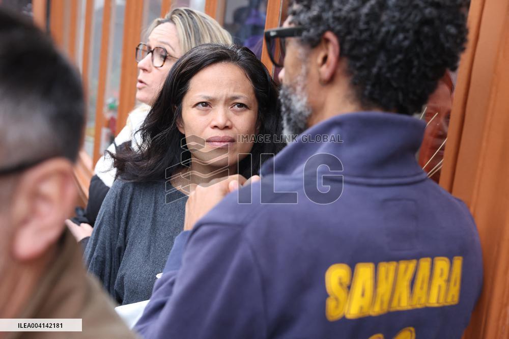 Commemoration of the Dropped accident - Paris