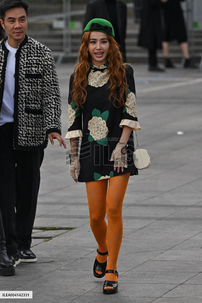 PFW Valentino Outside Arrivals