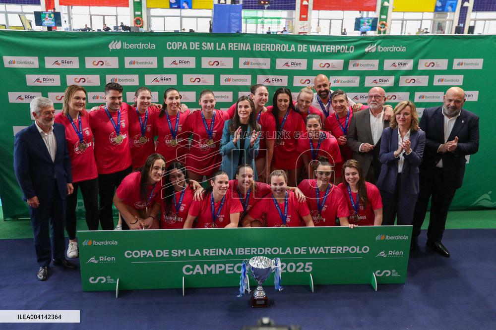 Queen Letizia At The Queen's Cup Water Polo Final - Palma