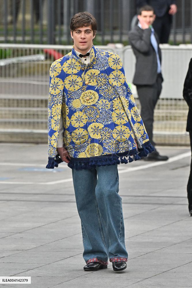 PFW Valentino Outside Arrivals