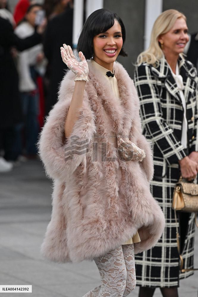 PFW Valentino Outside Arrivals