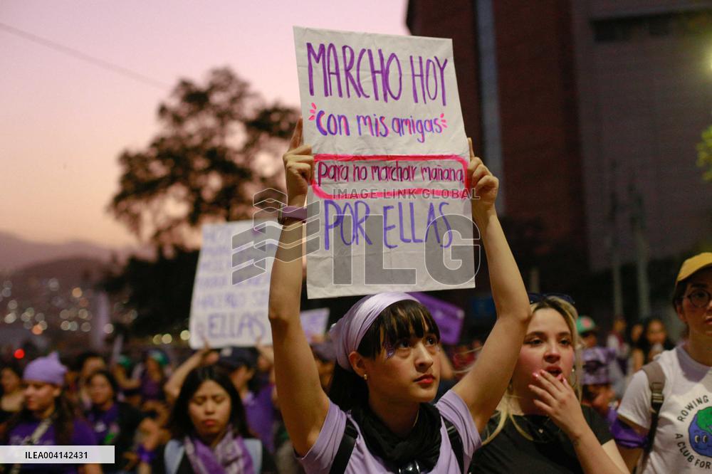 International Womens Day in Monterrey, Mexico