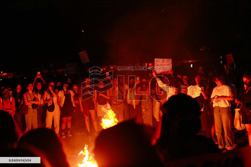 International Womens Day in Monterrey, Mexico