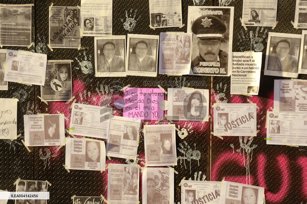 International Womens Day in Monterrey, Mexico