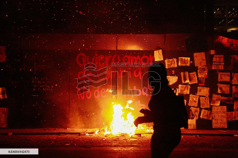 International Womens Day in Monterrey, Mexico