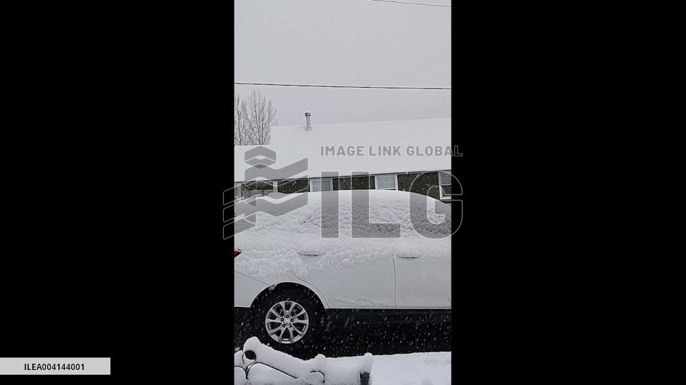 US: Winter Weather Brings Snow to Reno and Sierra Nevada Region