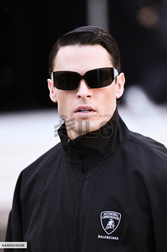 PFW Balenciaga Arrivals