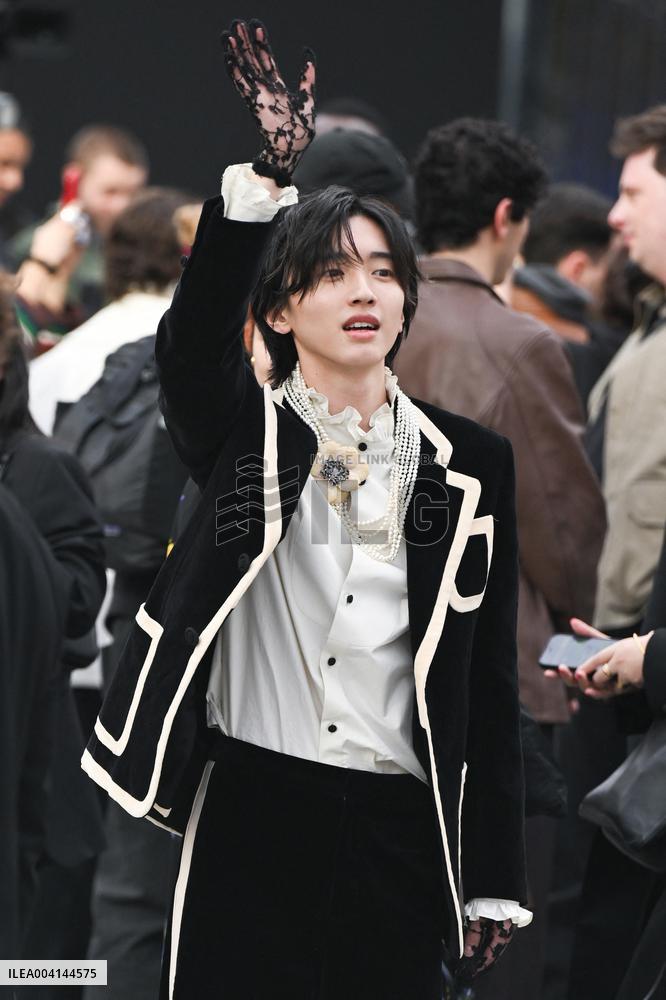 PFW Valentino Arrivals