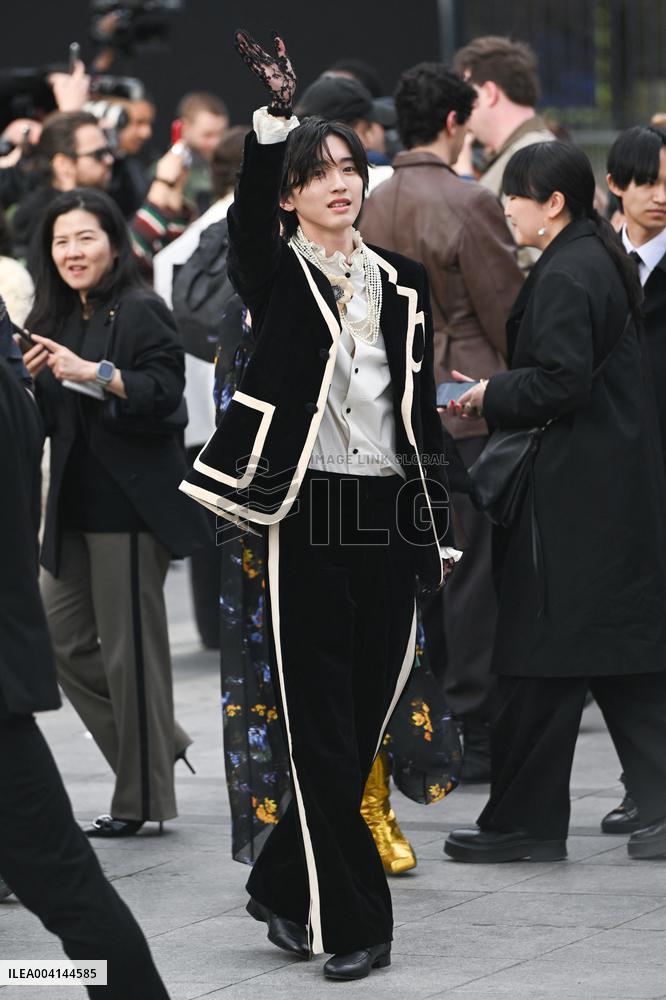 PFW Valentino Arrivals