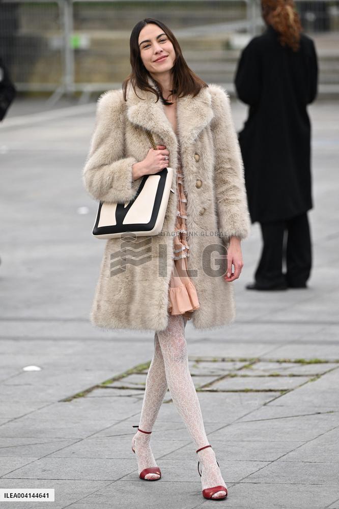 PFW Valentino Arrivals