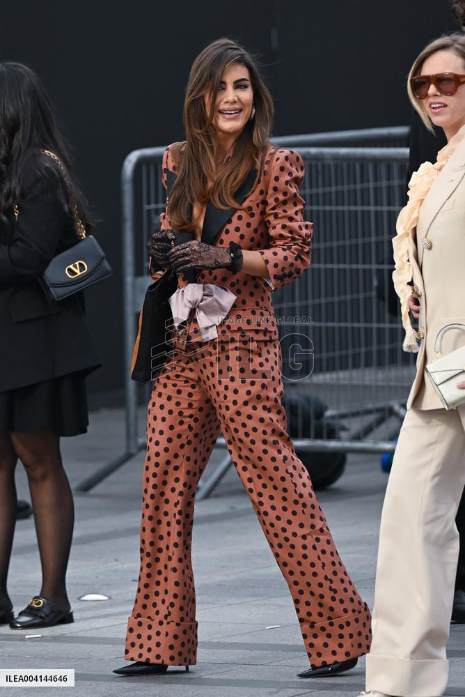 PFW Valentino Arrivals