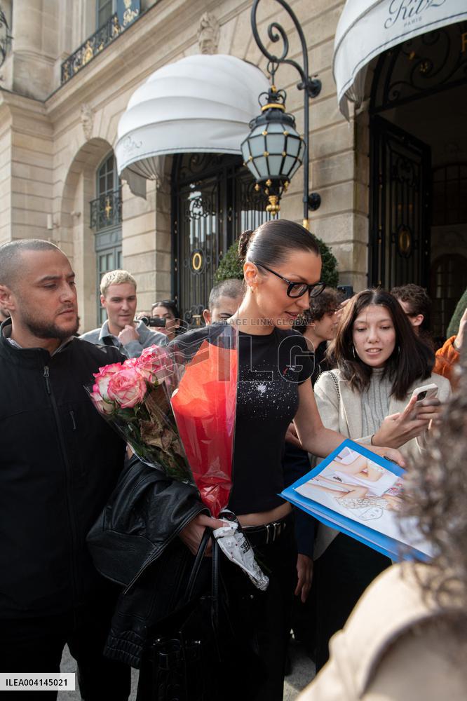 PFW - Bella Hadid Sighting