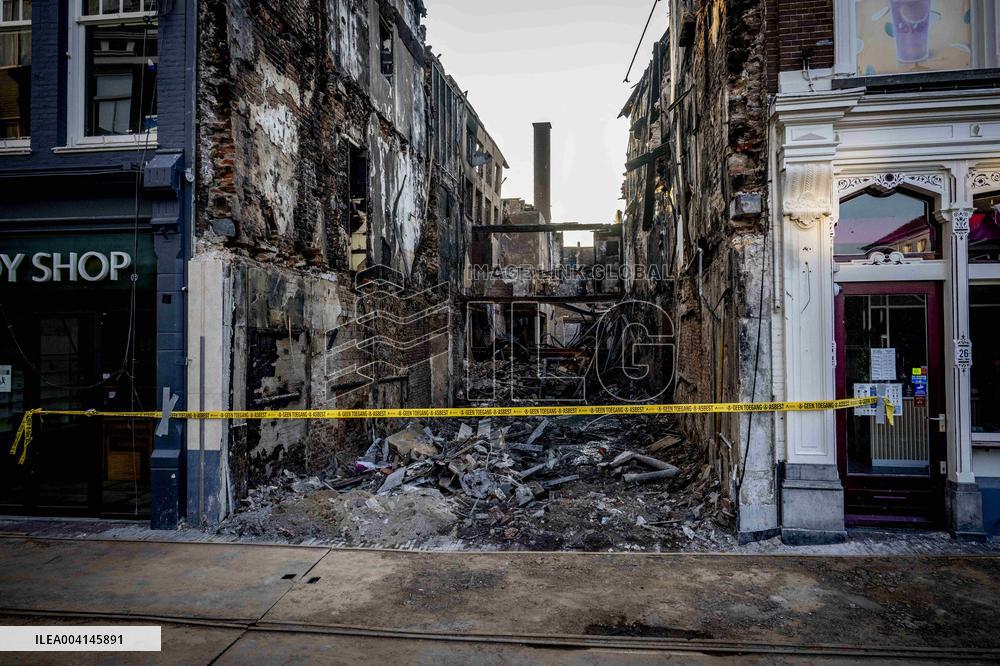 Fire Destroys Historic Buildings in Arnhem - Netherlands