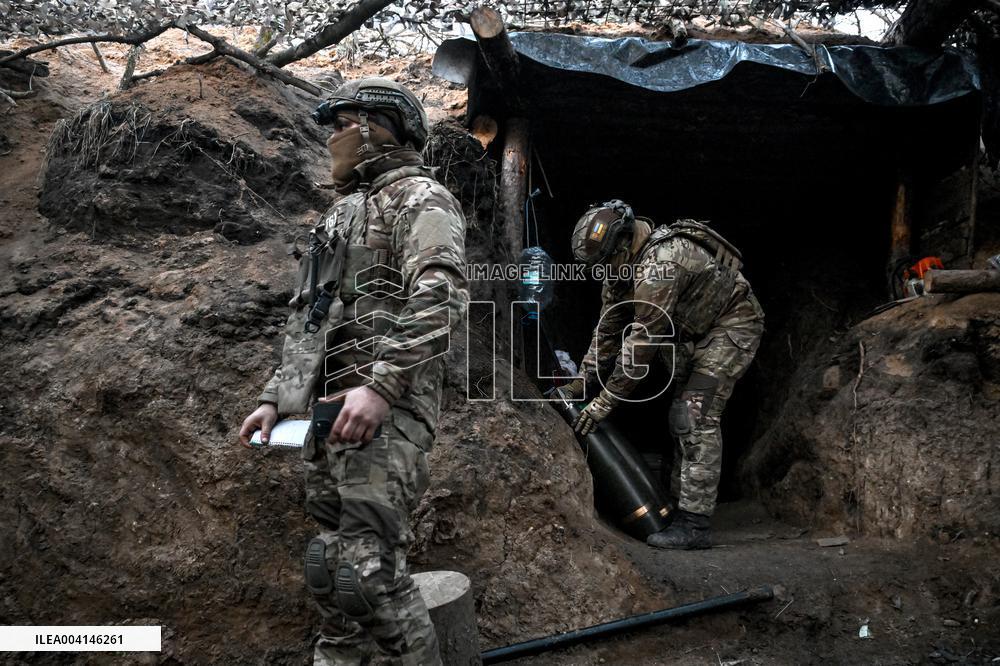Ukrainian artillery unit in Zaporizhzhia direction