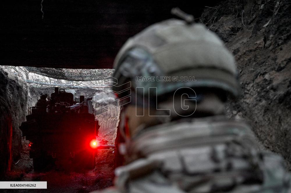 Ukrainian artillery unit in Zaporizhzhia direction