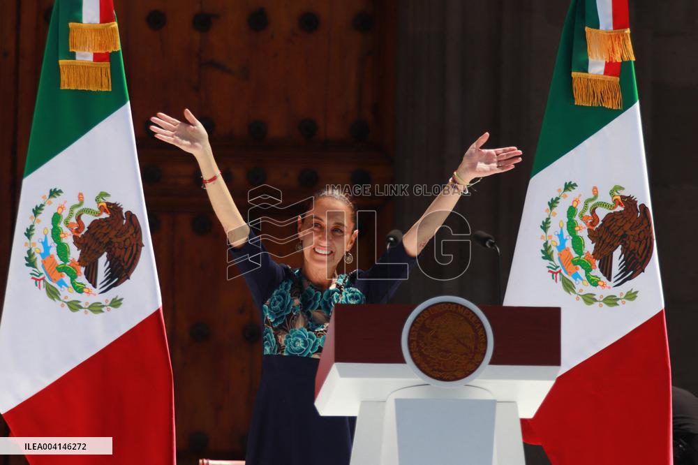 Claudia Sheinbaum's Briefing Assembly - Mexico