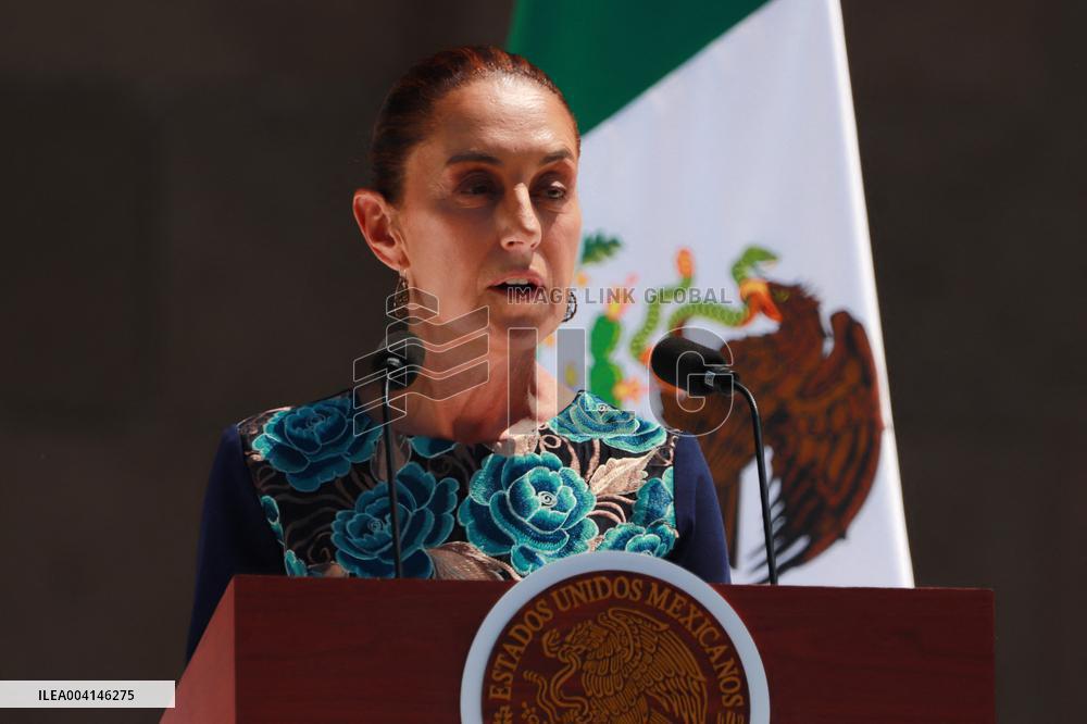 Claudia Sheinbaum's Briefing Assembly - Mexico