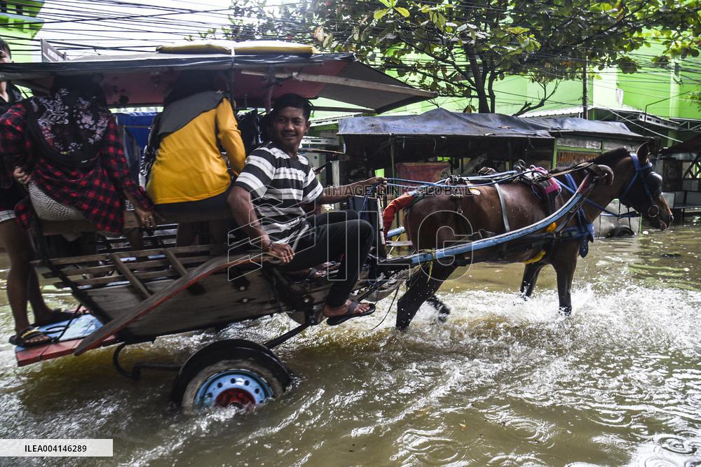 Floods Hit Dayeuhkolot Indonesia