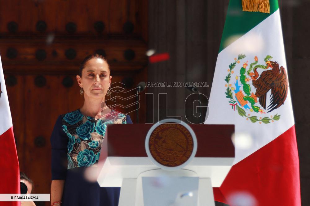 Claudia Sheinbaum's Briefing Assembly - Mexico