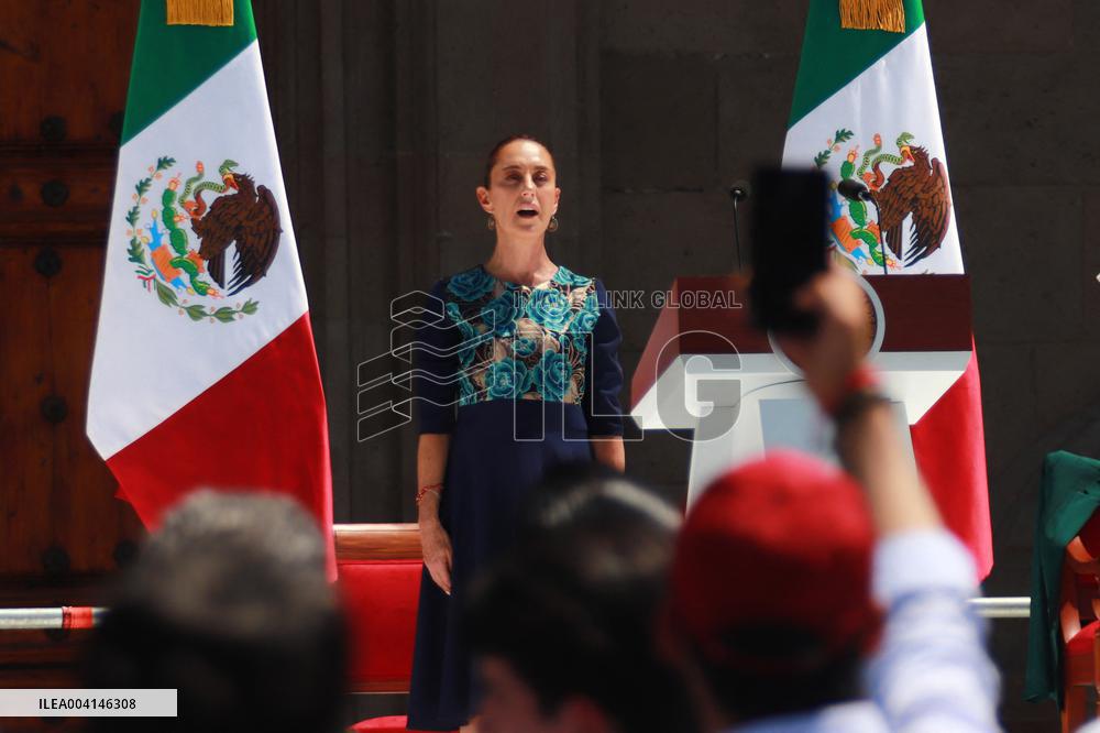 Claudia Sheinbaum's Briefing Assembly - Mexico