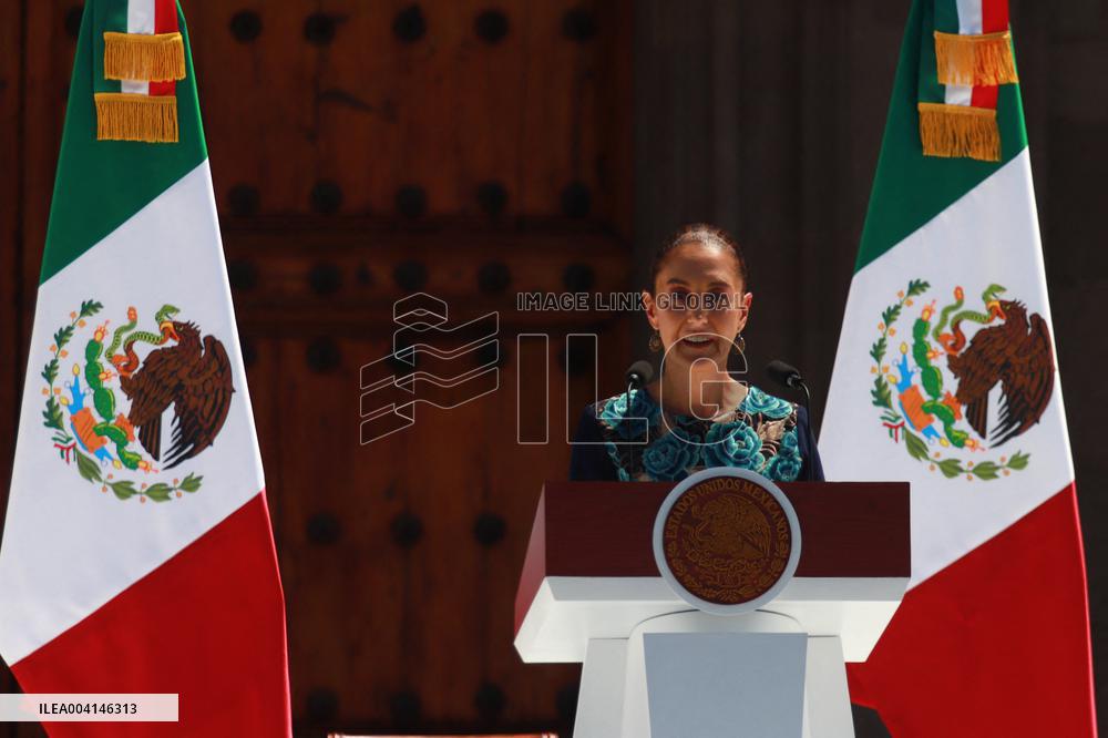 Claudia Sheinbaum's Briefing Assembly - Mexico