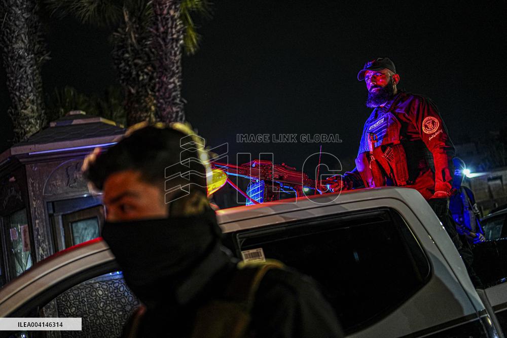 Deployment of Syrian security forces in the Damascus