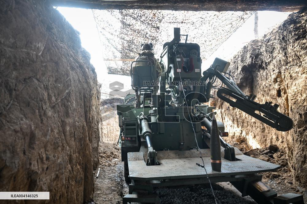 Ukrainian artillery unit in Zaporizhzhia direction