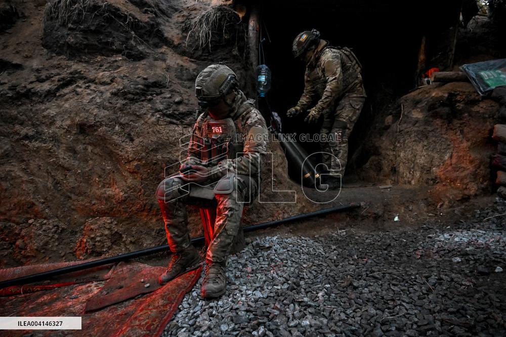 Ukrainian artillery unit in Zaporizhzhia direction