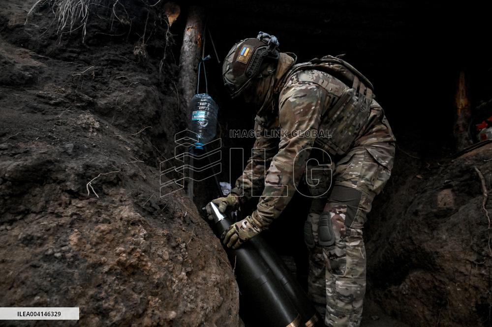 Ukrainian artillery unit in Zaporizhzhia direction