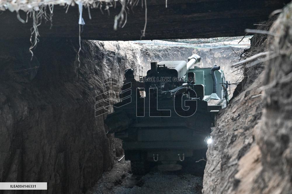 Ukrainian artillery unit in Zaporizhzhia direction