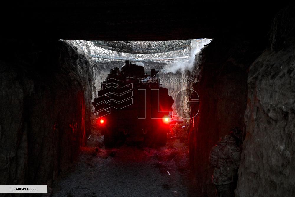 Ukrainian artillery unit in Zaporizhzhia direction