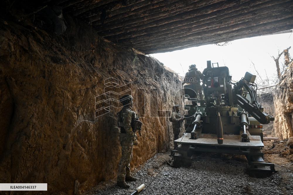 Ukrainian artillery unit in Zaporizhzhia direction