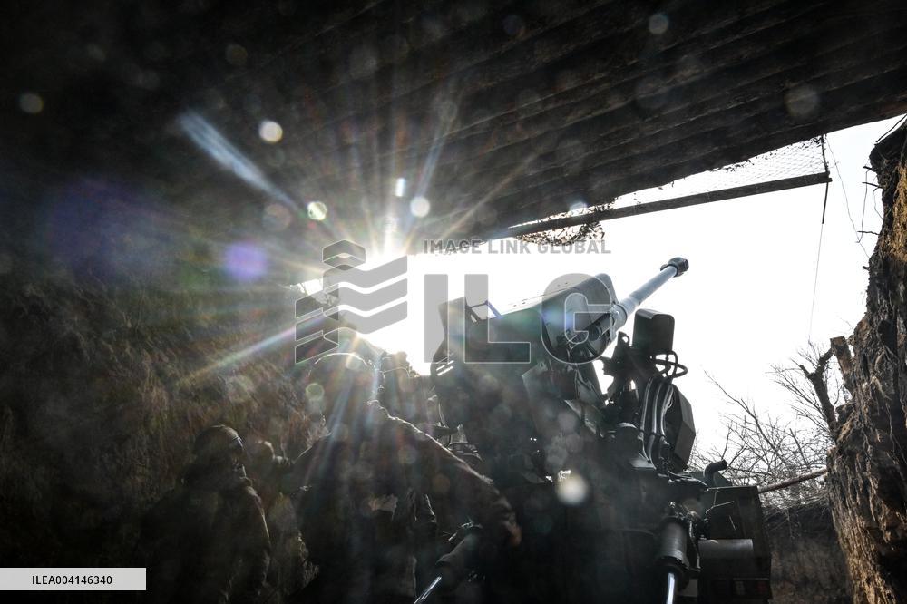 Ukrainian artillery unit in Zaporizhzhia direction