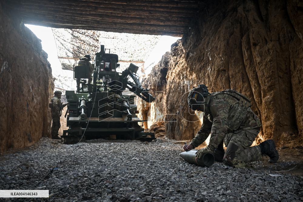 Ukrainian artillery unit in Zaporizhzhia direction