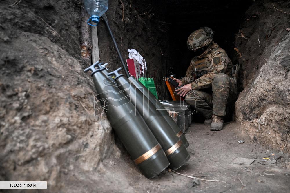 Ukrainian artillery unit in Zaporizhzhia direction