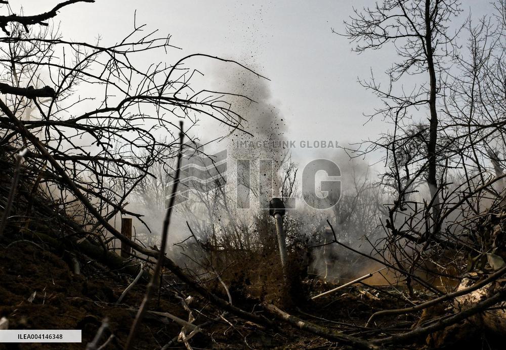 Ukrainian artillery unit in Zaporizhzhia direction
