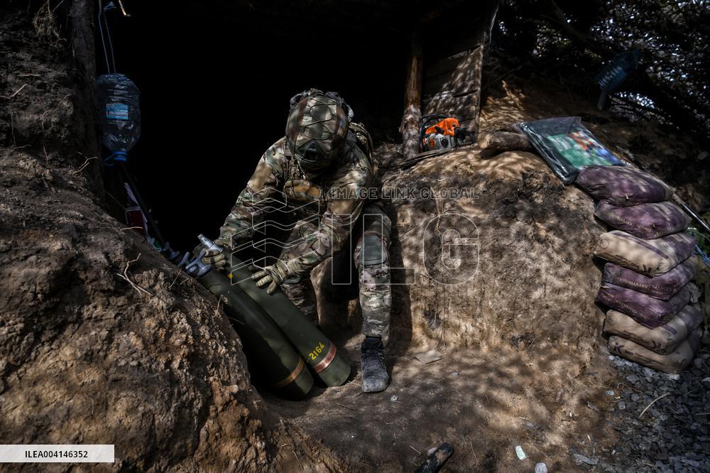 Ukrainian artillery unit in Zaporizhzhia direction