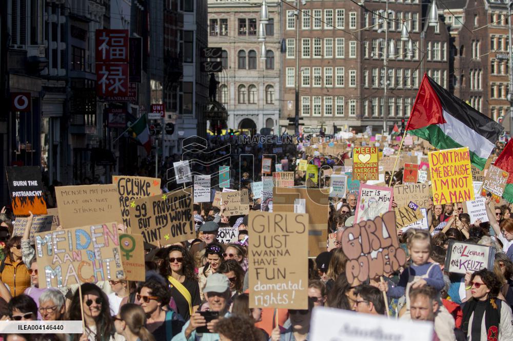International Womens Day in Amsterdam