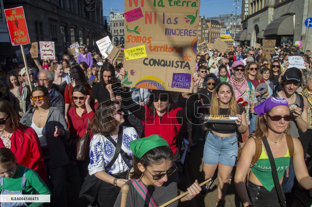 International Womens Day in Amsterdam