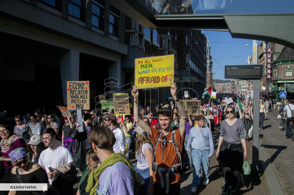 International Womens Day in Amsterdam