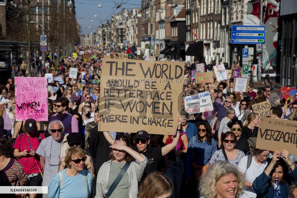 International Womens Day in Amsterdam