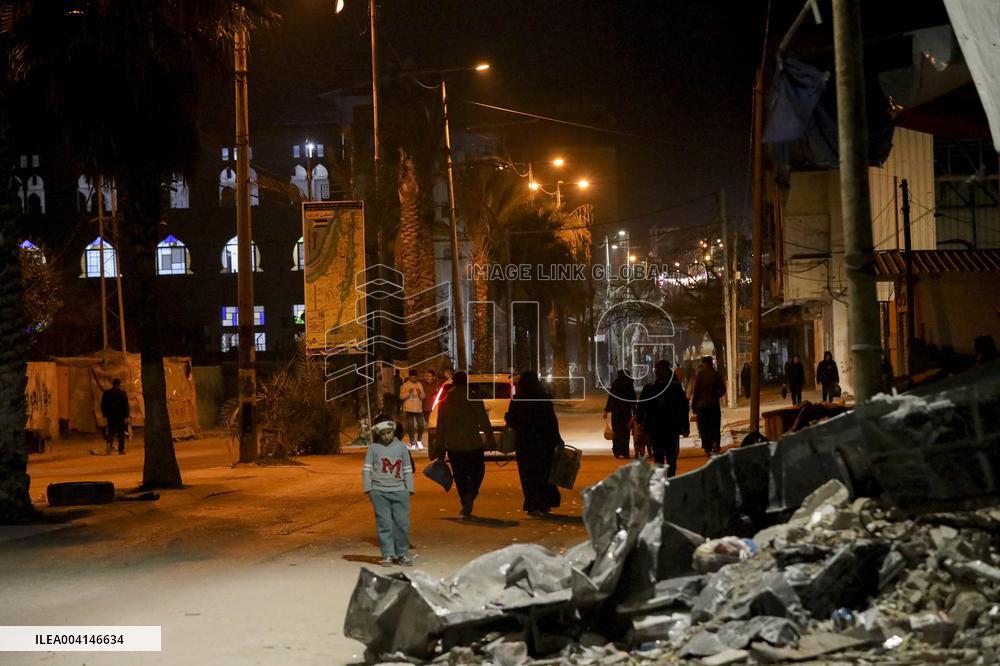 Ramadan night atmosphere from Nuseirat camp