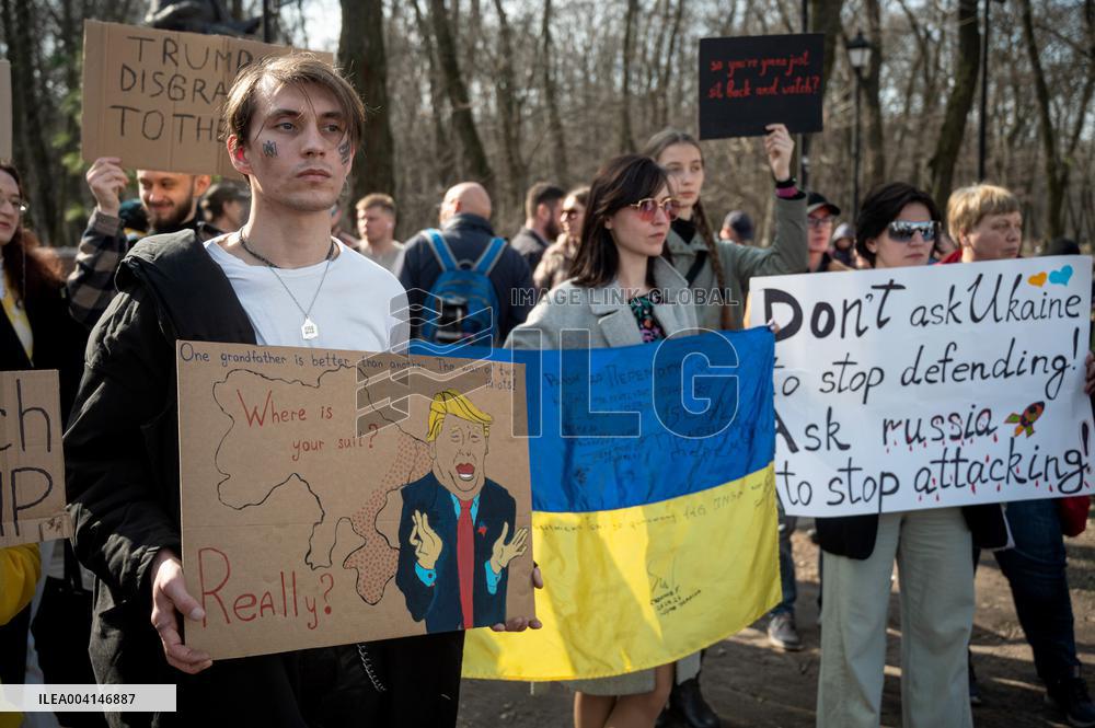 Rally at US Embassy in Kyiv