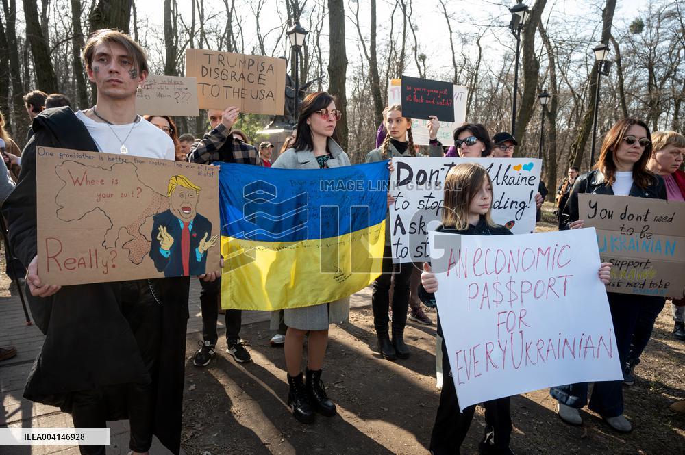 Rally at US Embassy in Kyiv