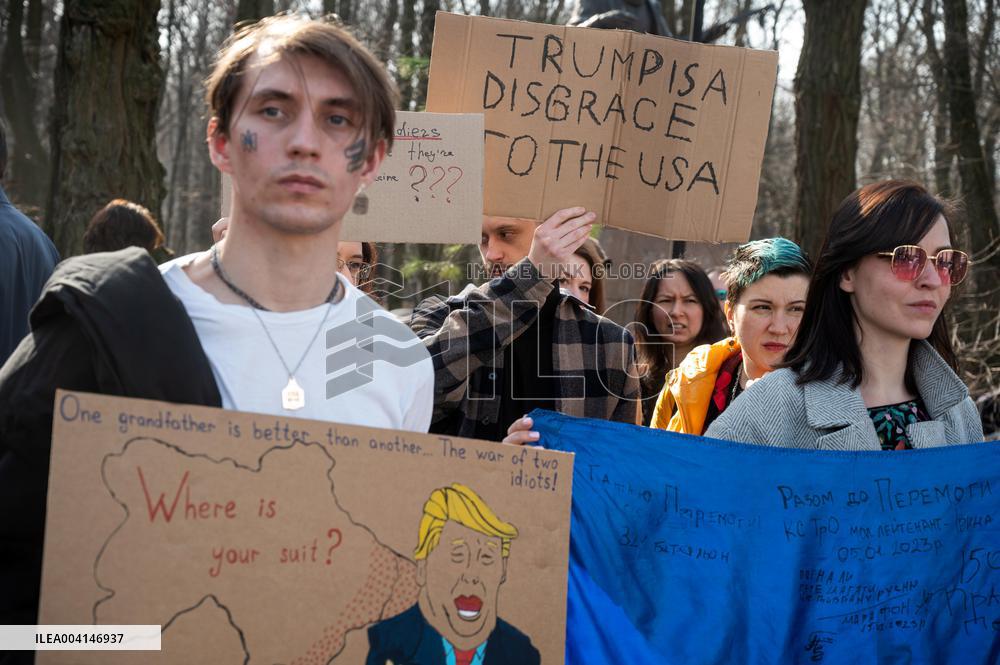 Rally at US Embassy in Kyiv