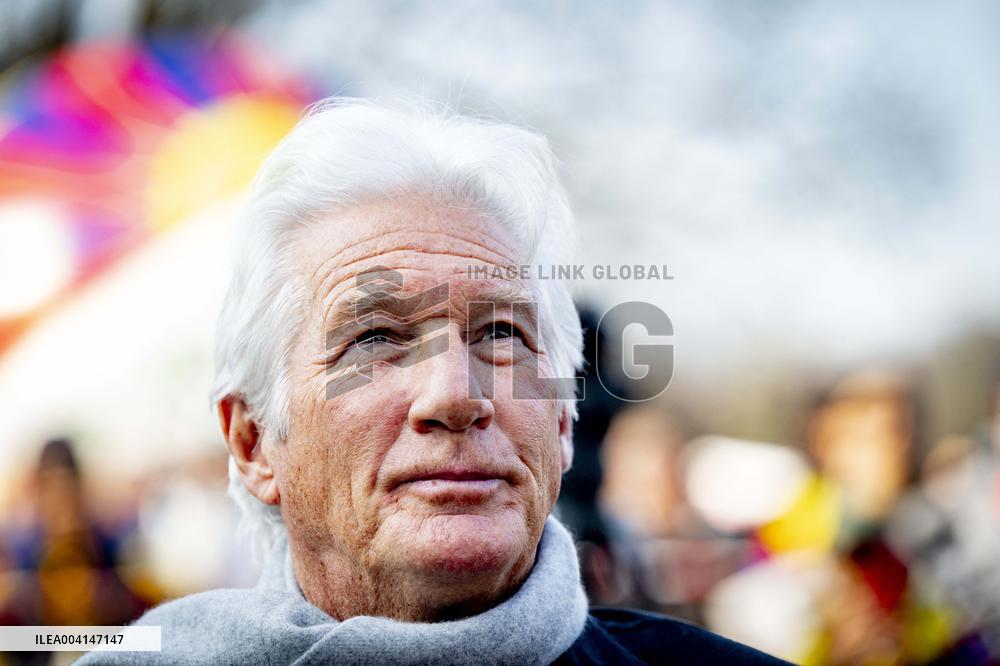 Richard Gere Joins Tibetans and Supporters In The Hague