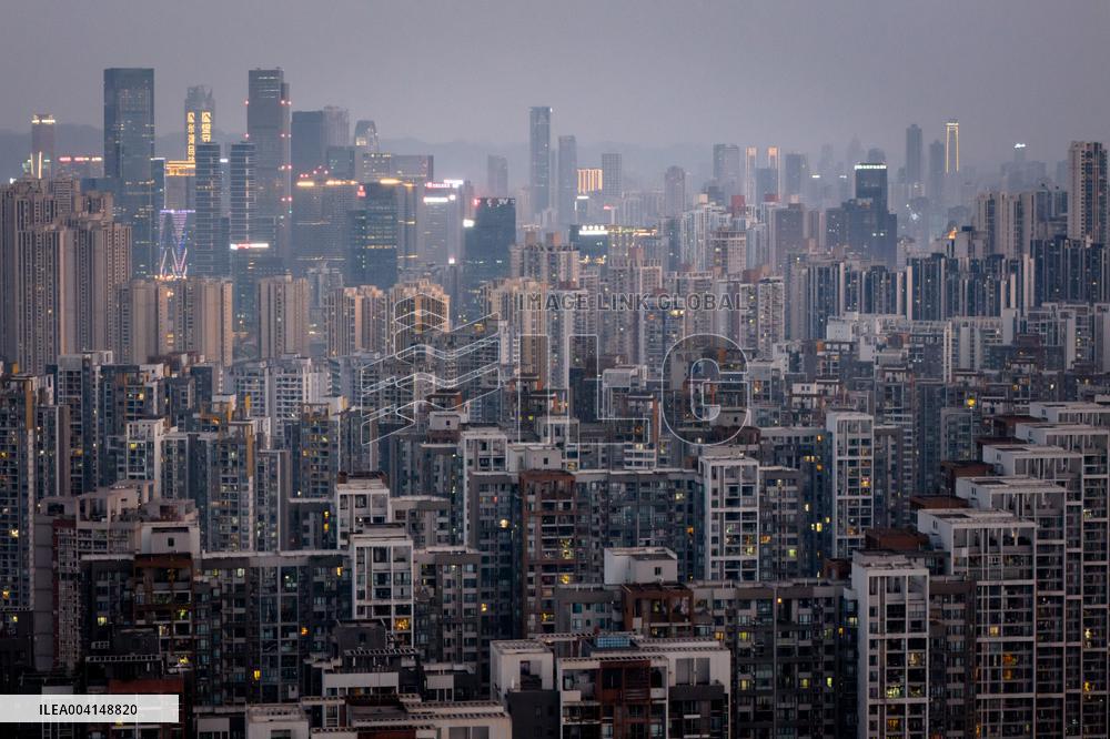 China Chongqing Skyscrapers
