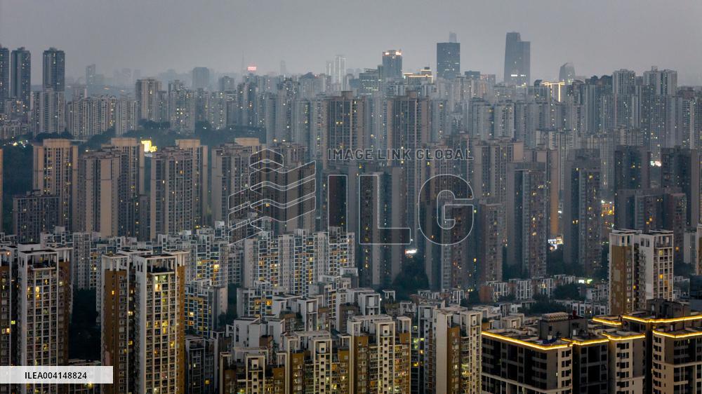 China Chongqing Skyscrapers